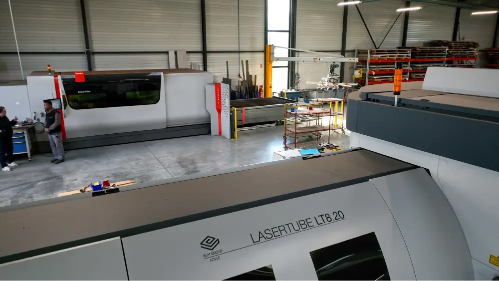 Grande machine de découpe laser automatisée haut de gamme